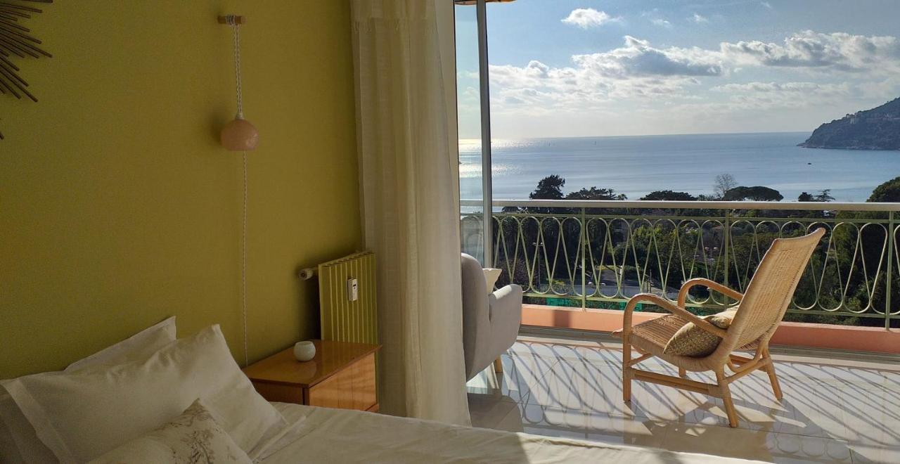 Vue Mer Exceptionnelle Entre Nice Et Monaco 빌프랑슈쉬르메르 외부 사진